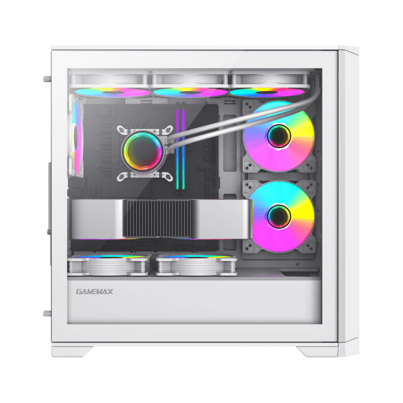 GAMEMAX Destroyer TGW MATX White GAMING CASE GAMEMAX Destroyer TGW MATX White GAMING CASE